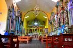 La iglesia Matriz de Aija en su interior de día