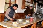 El Desayuno de Bienvenida, conjuntamente con Julio Cesar, El Sr. Edgardo, Daniel y mi persona