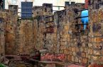 Muros construidos al rededor de Paccha-San Luis