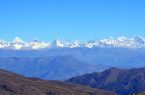 Vista panorámica de la Cordillera Blanca, visto desde el Capac Ñan.