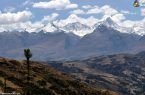 Hermosa vista de la Cordillera Blanca desde las alturas de Santa Cruz