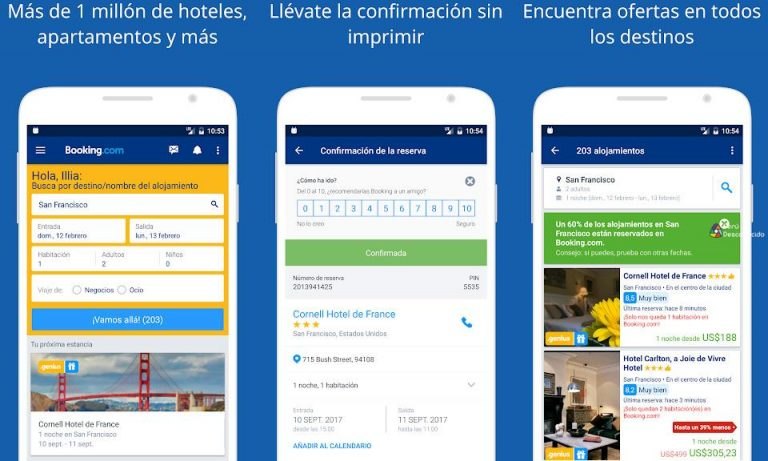 Booking, la app más versátil para viajeros